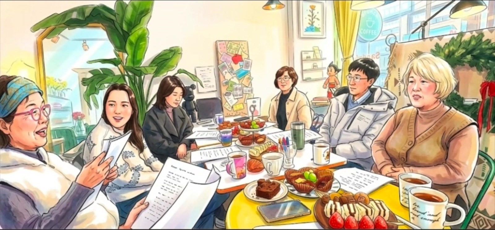 다섯 번째 시낭송 브레드 커피챗 대표 이미지